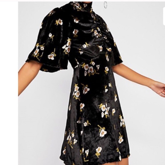 Free People Dresses & Skirts - Free people mini velvet dress